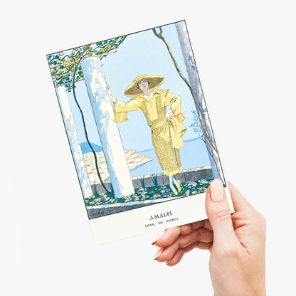 Amalfi. Robe, de Worth - Greeting Card