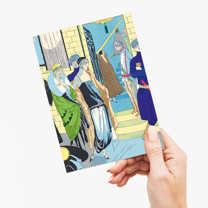 Beauté, Feuillets de l' élégance féminine - Greeting Card