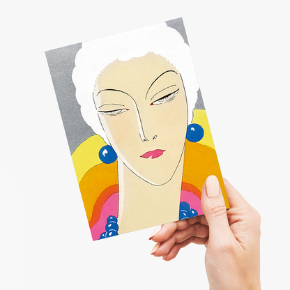 Cover of the fashion magazine Art-Goût-Beauté - Greeting Card