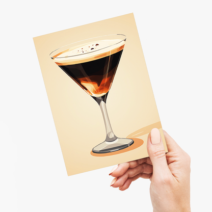 Espresso Martini - Greeting Card