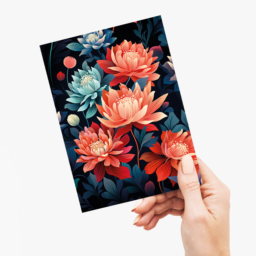 Flower pattern II - Greeting Card