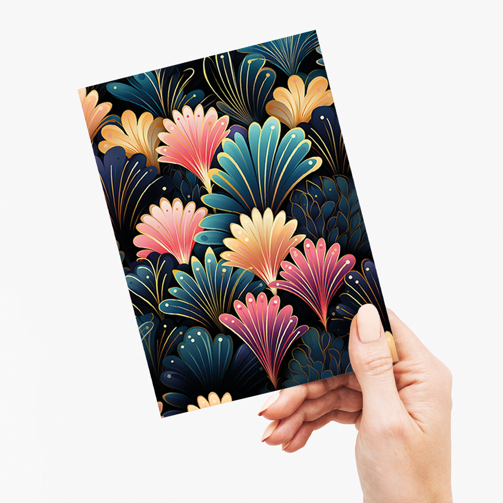 Flower pattern III - Greeting Card