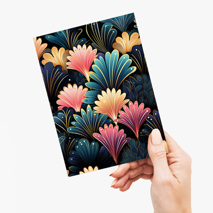 Flower pattern III - Greeting Card