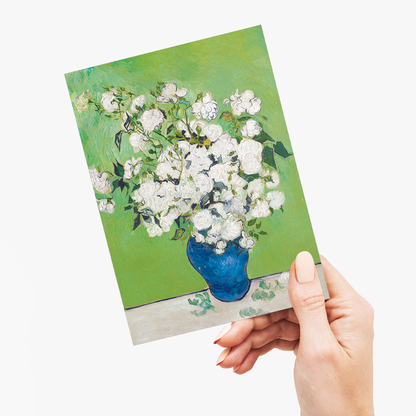 Roses (1890) By Vincent Van Gogh - Greeting Card