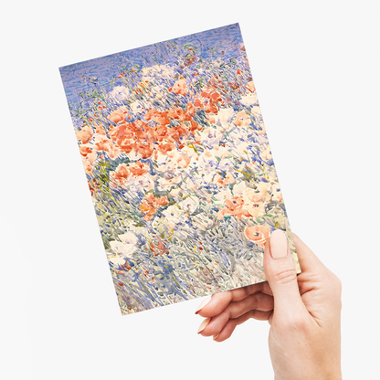 The Island Garden by Frederick Childe Hassam - Greeting Card