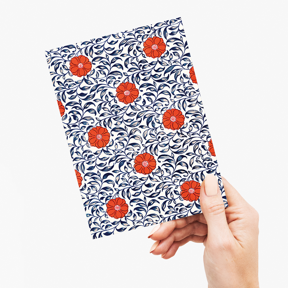 Flower pattern - Greeting Card