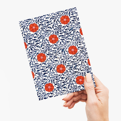 Flower pattern - Greeting Card