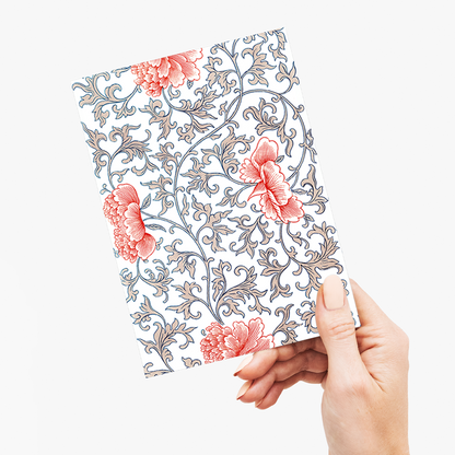 Flower pattern II - Greeting Card