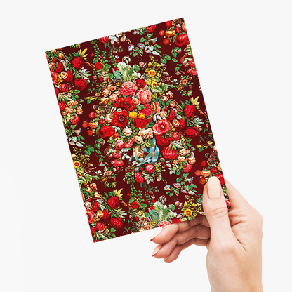 Chintz pattern by Sir Matthew Digby wyatt  - Greeting Card