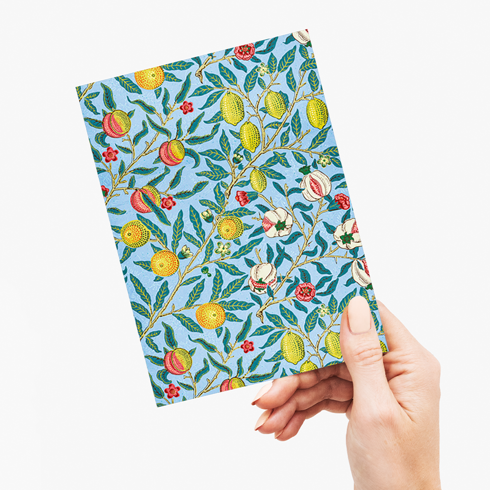 Four fruits By William Morris  - Greeting Card