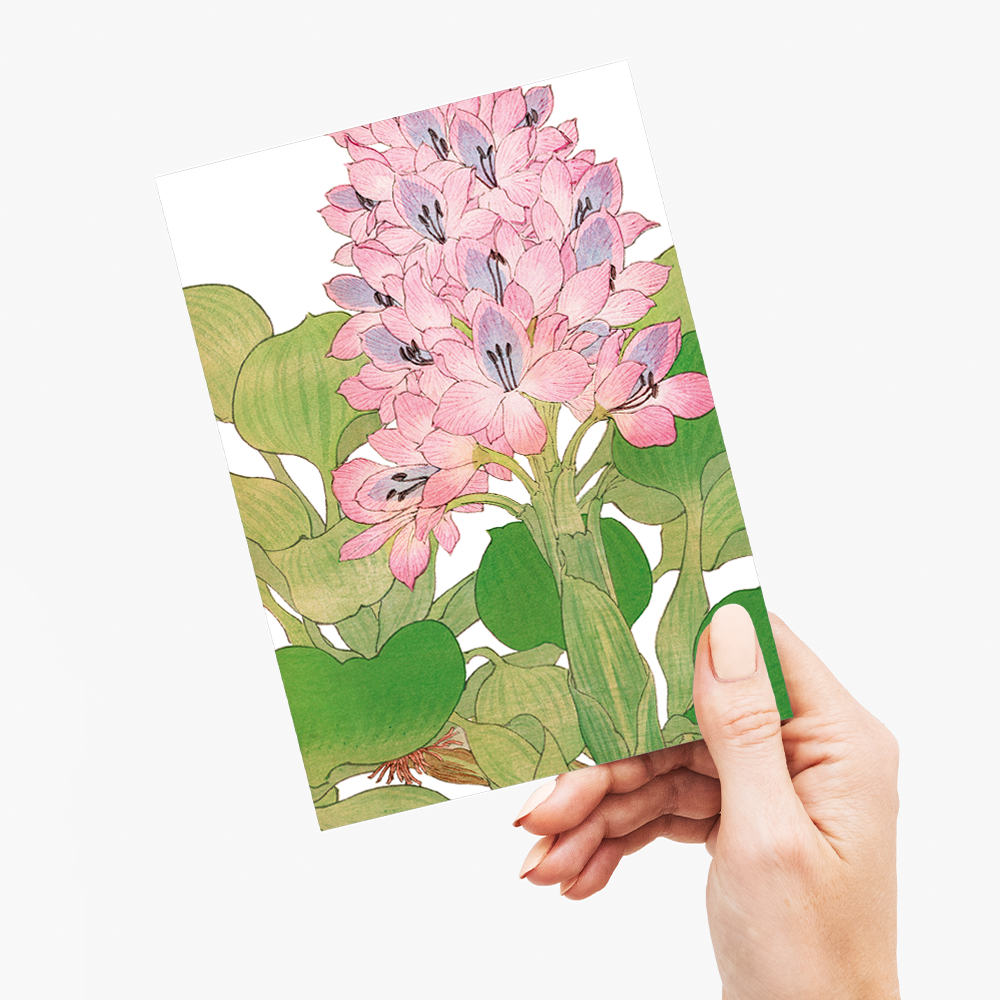 Water Hyacinth By Tanigami Kônan - Wenskaart