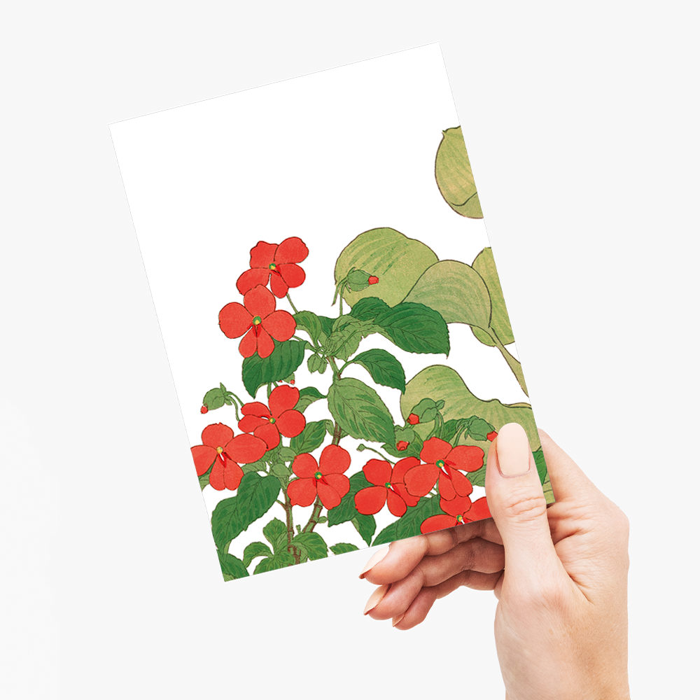 Impatiens By Tanigami Kônan - Wenskaart