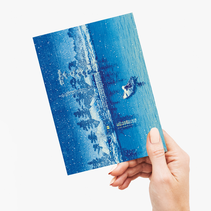 Ushibori By Kawase Hasui - Greeting Card