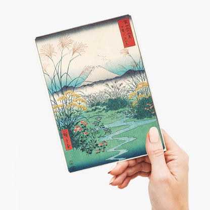 Otsuki Plain in Kai Province By Utagawa Hiroshige - Greeting Card