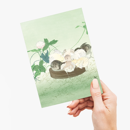chicks by Jakuun - Greeting Card