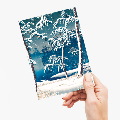 Senzokuike By Kawase Hasui - Greeting Card