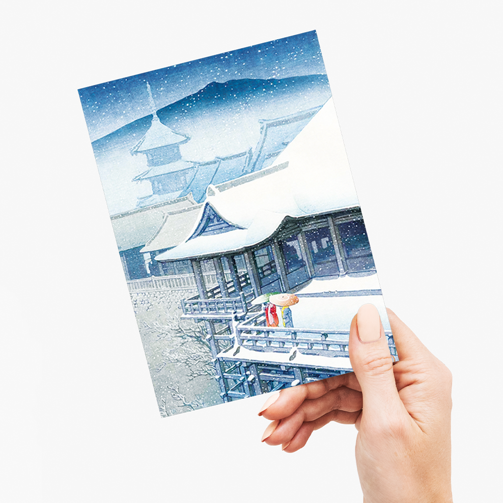 Pine Tree after Snow - Greeting Card