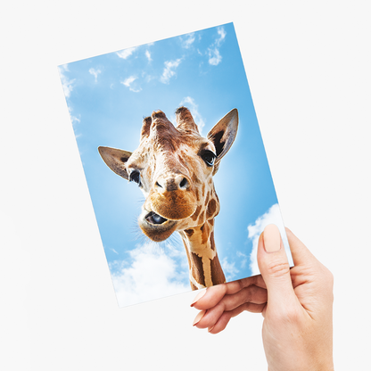 It's a goofy giraf - Greeting Card