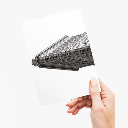 The Flatiron Building in New York City - Greeting Card