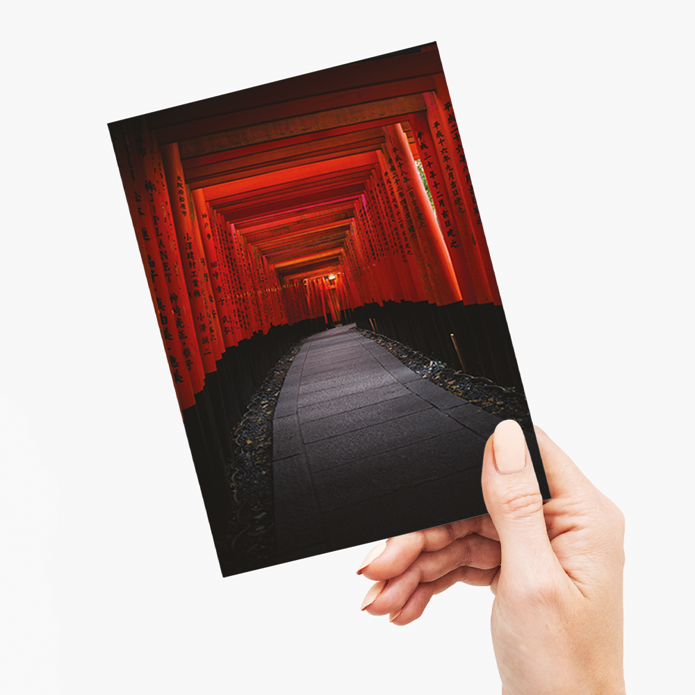Japanese Torii gate - Greeting Card