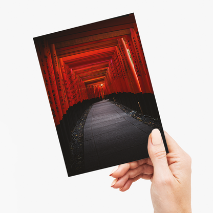 Japanese Torii gate - Greeting Card