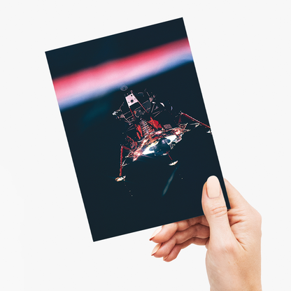Onboard Apollo 11, - Greeting Card
