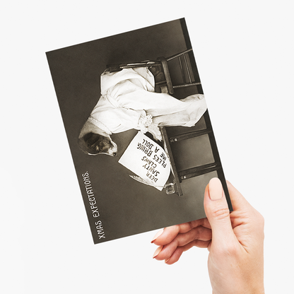 Xmas expectations - Greeting Card