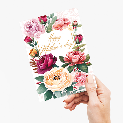 Happy mother's day roses - Greeting Card