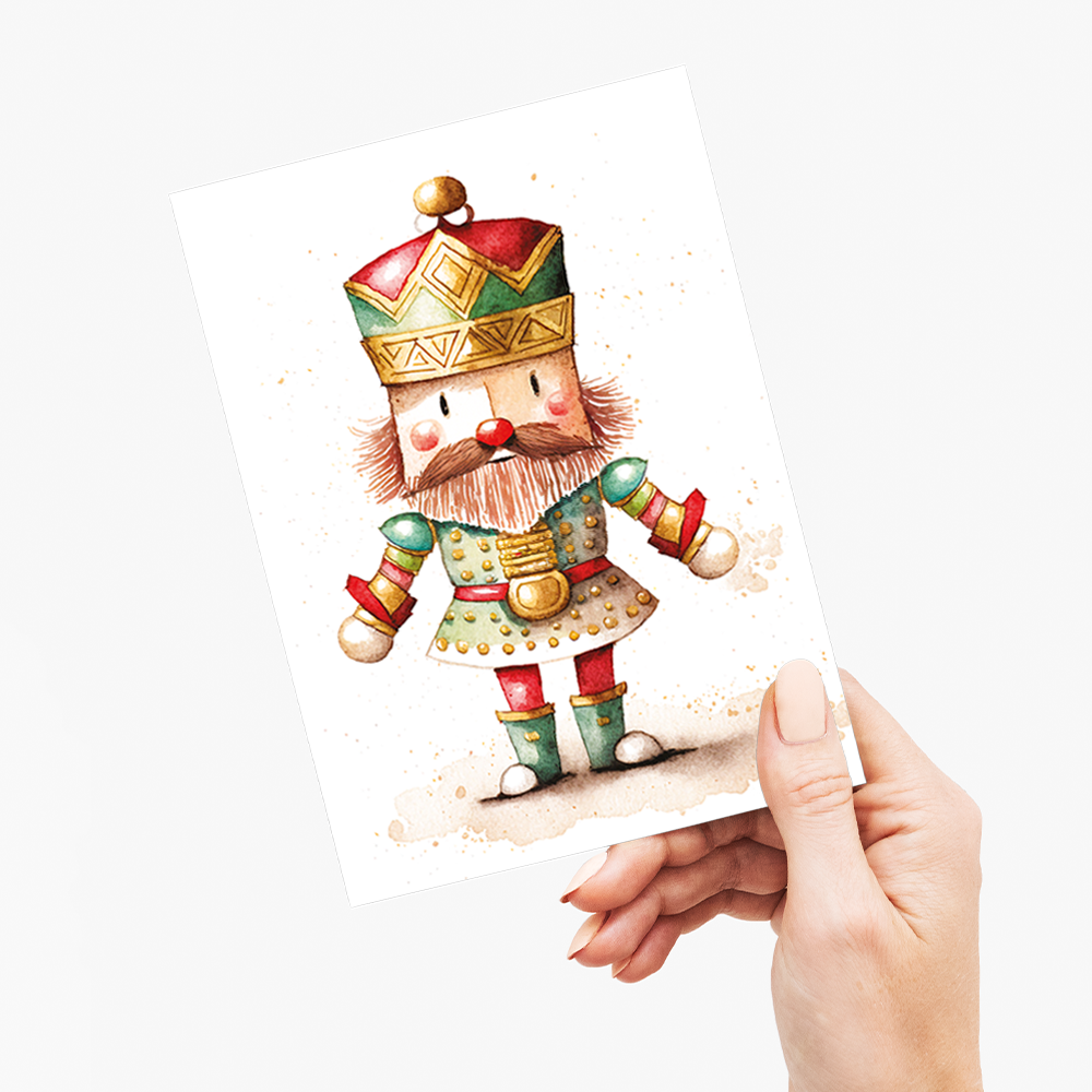 Cute little nutcracker - Greeting Card