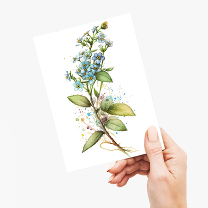 Forget me not II - Wenskaart