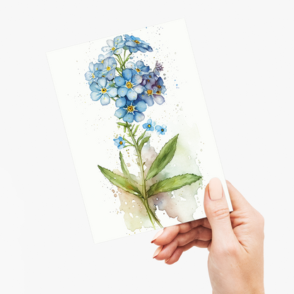 Forget me not II - Wenskaart