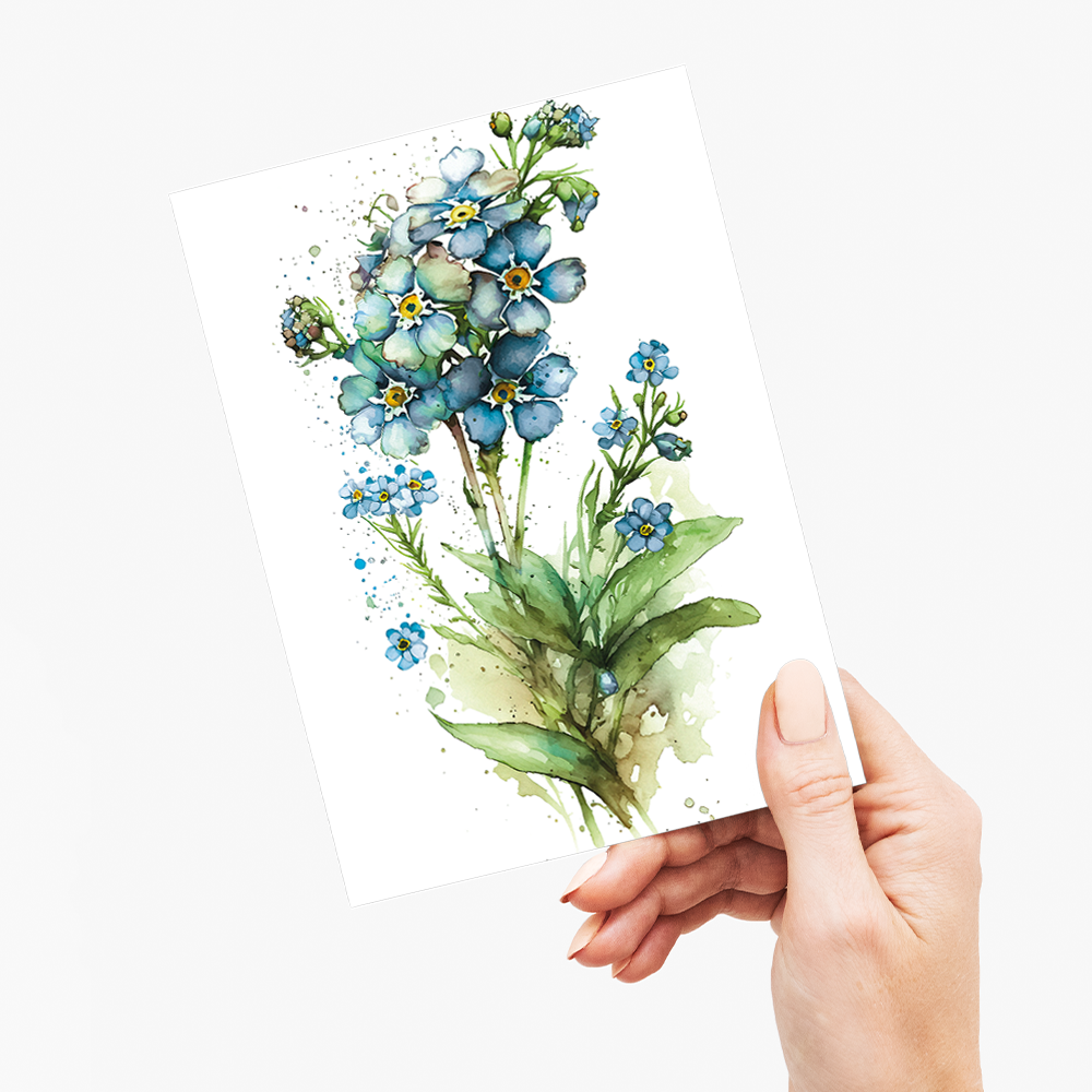 Forget me nog VI - Wenskaart