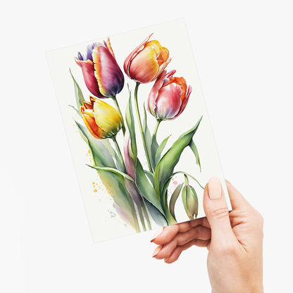 Tulips III - Wenskaart