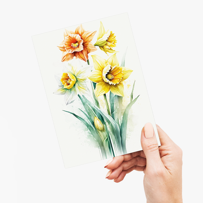 Daffodils III - Wenskaart