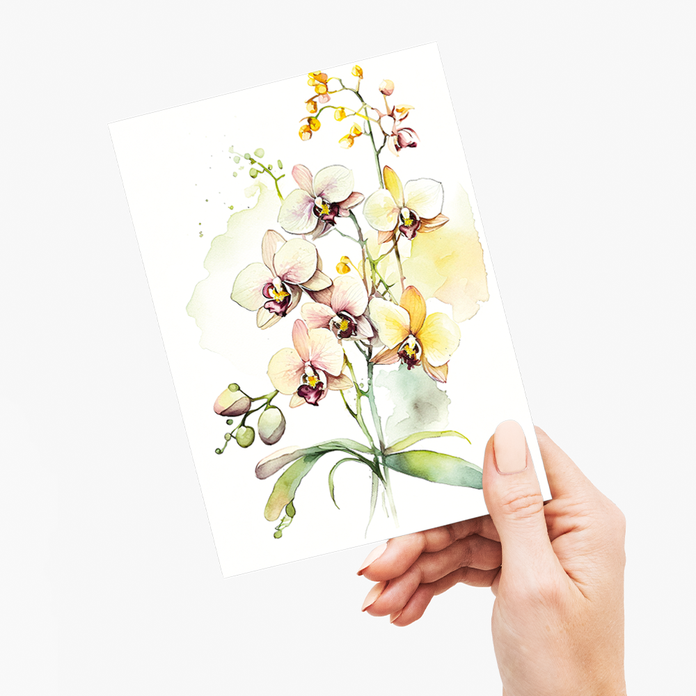 Orchids I - Wenskaart
