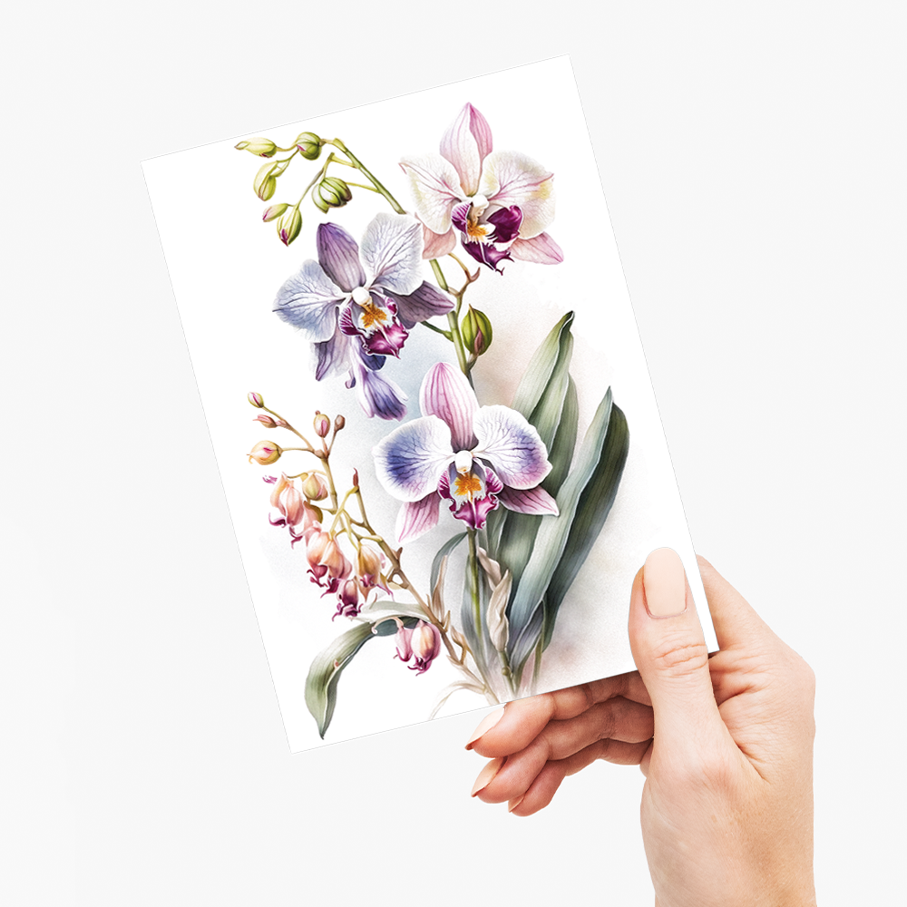 Orchids IV - Wenskaart