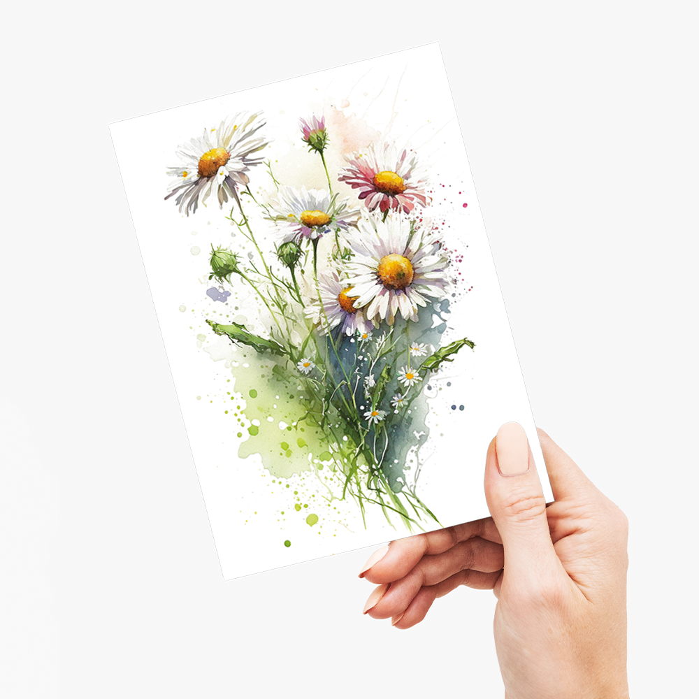 Daisies III - Wenskaart