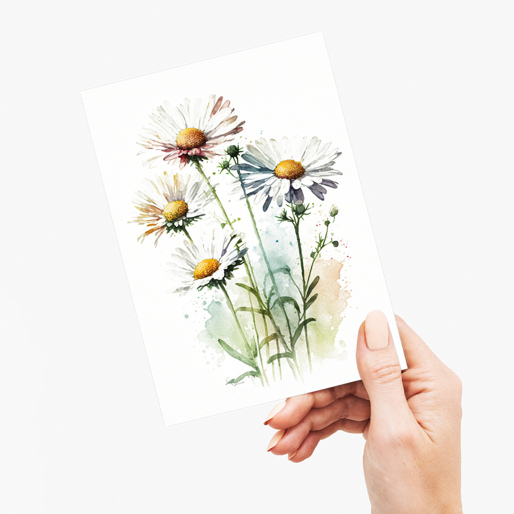 Daisies IV - Wenskaart