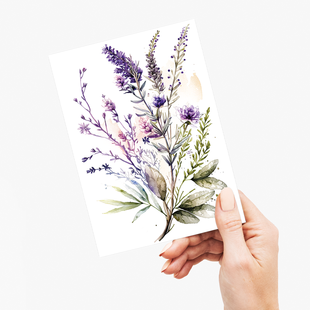 Lavender 1 - Wenskaart