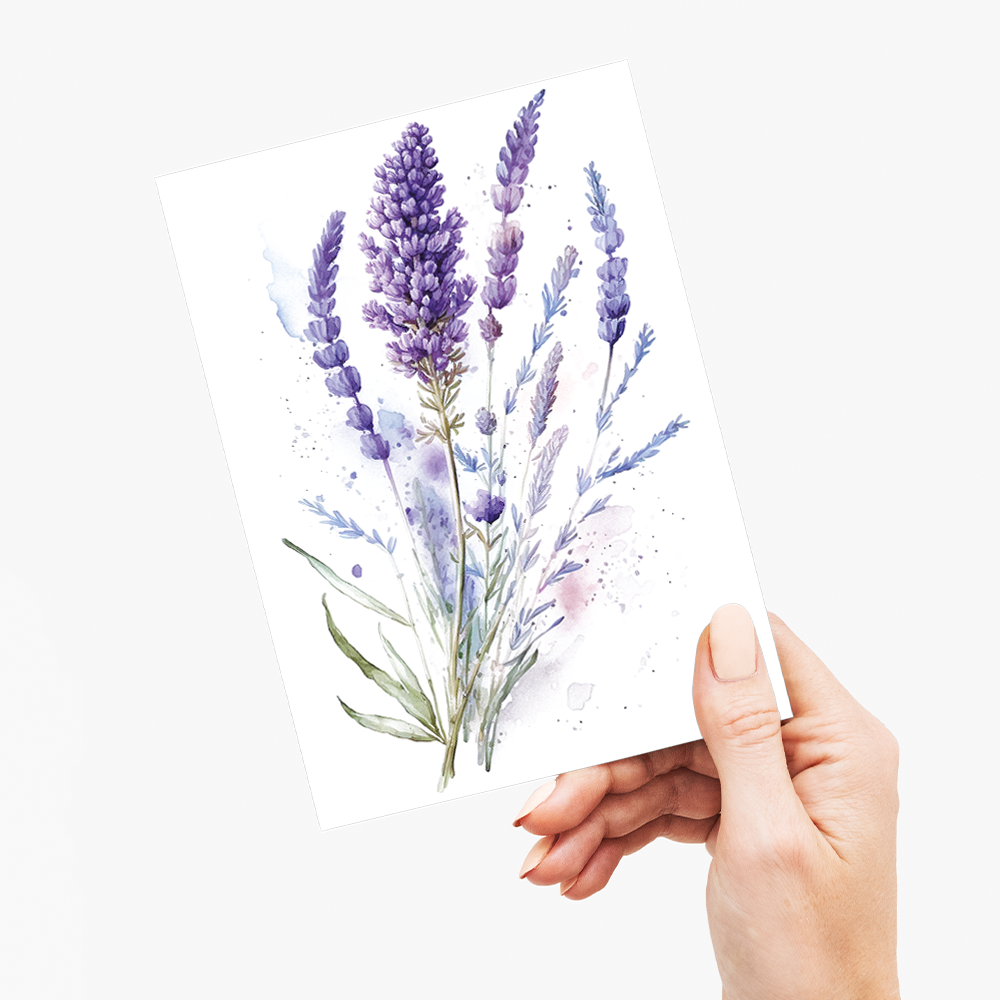 Lavender 2 - Wenskaart