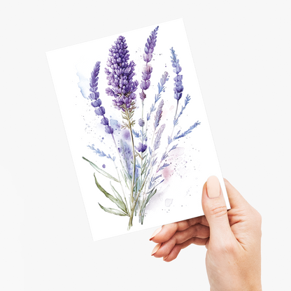 Lavender 2 - Wenskaart