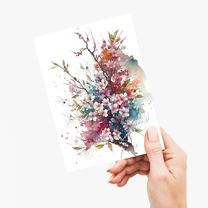 Cherry blossoms 2 - Wenskaart