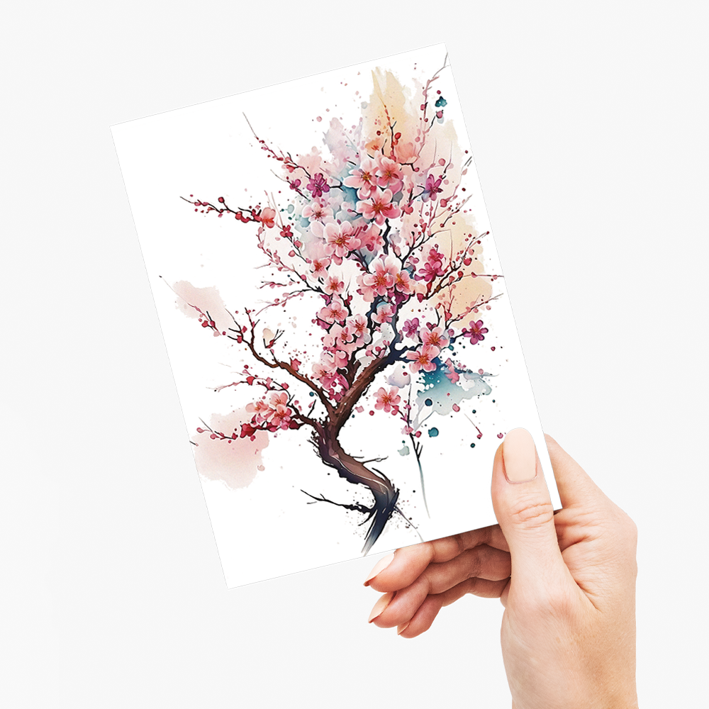 Cherry blossoms 3 - Wenskaart