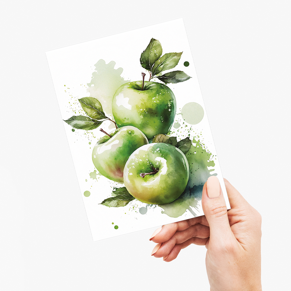 Green Apples 1 - Wenskaart