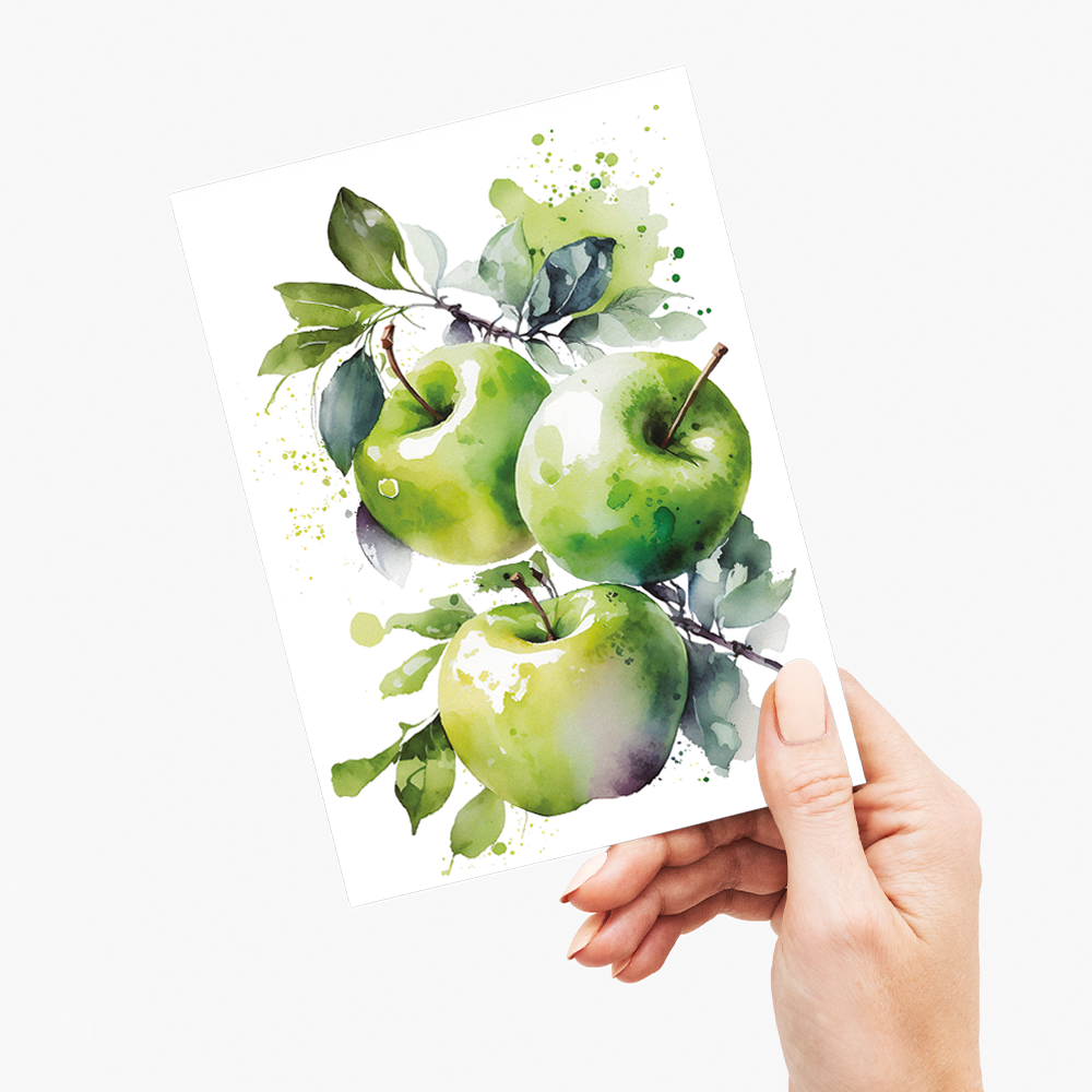 Green Apples 3 - Wenskaart