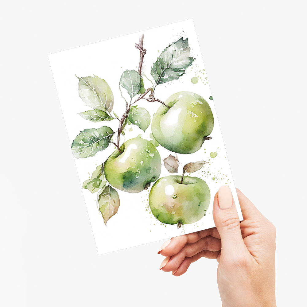 Green Apples 4 - Wenskaart