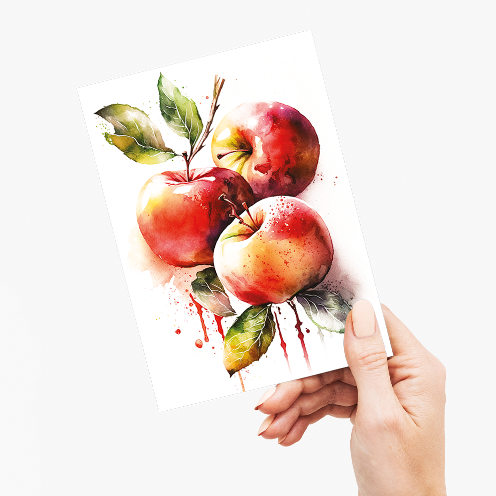 Red Apples 1 - Wenskaart
