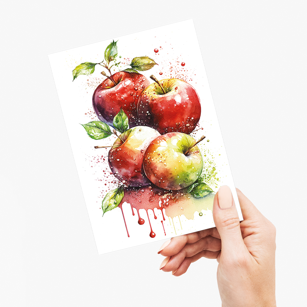 Red Apples 4 - Wenskaart