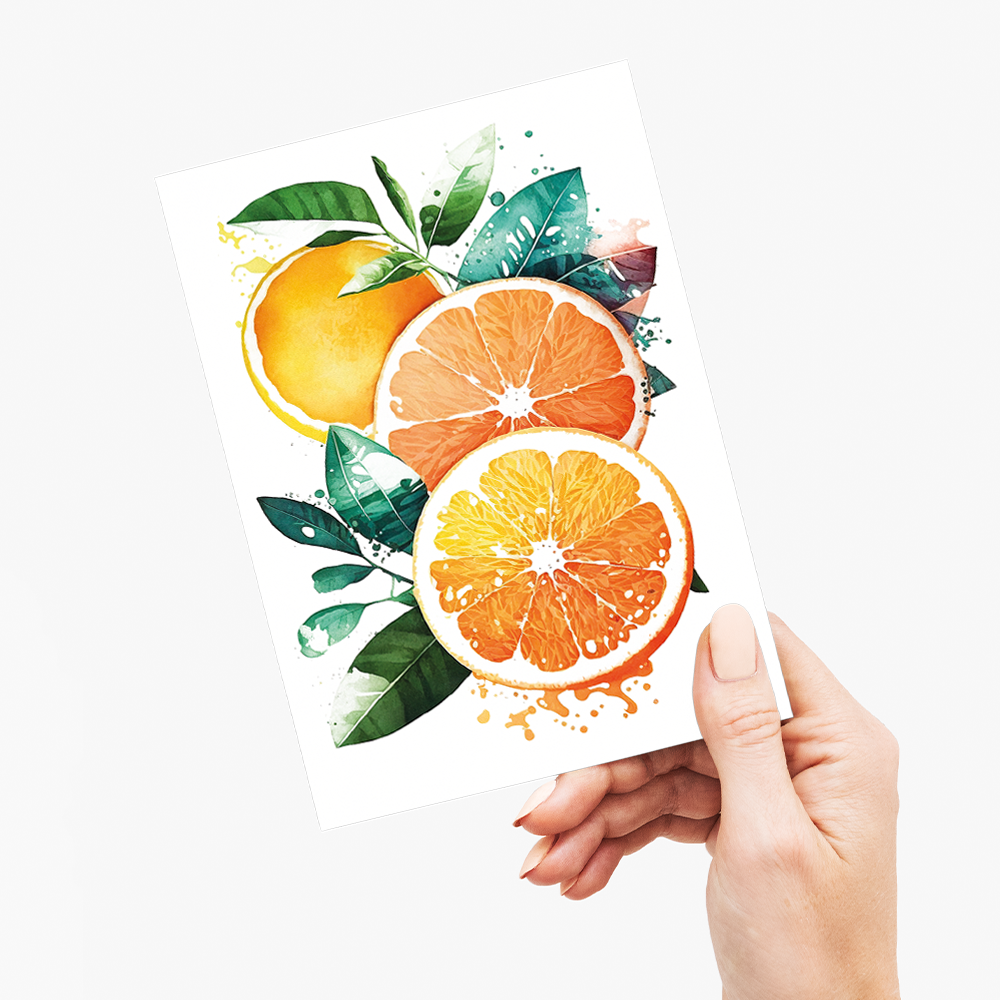 Oranges 4 - Wenskaart