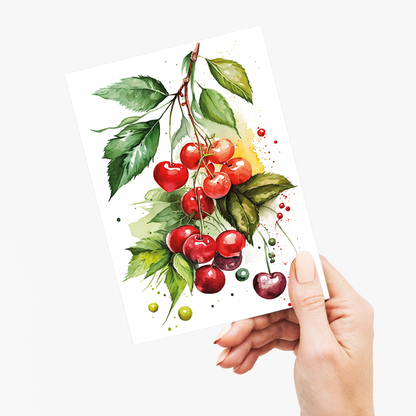Red Cherries 2 - Wenskaart